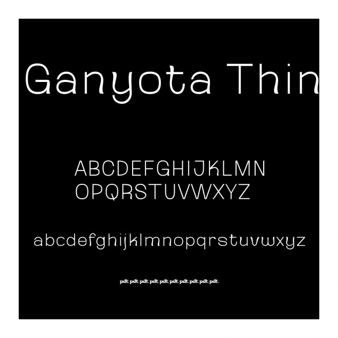 Ganyota Thin