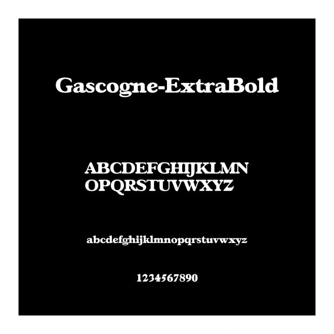 Gascogne-ExtraBold