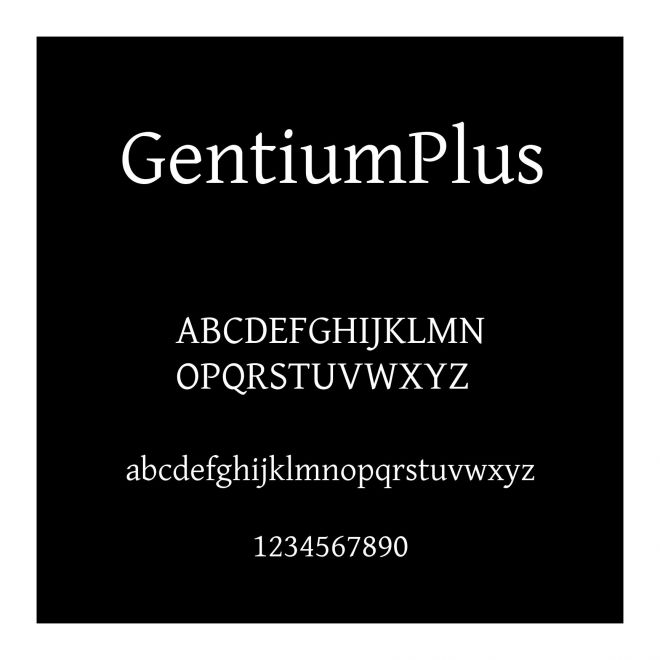GentiumPlus