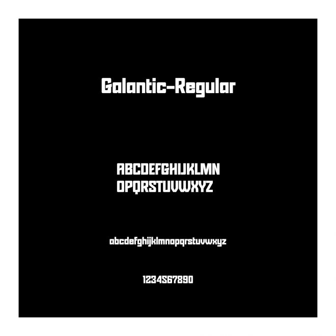 Galantic-Regular