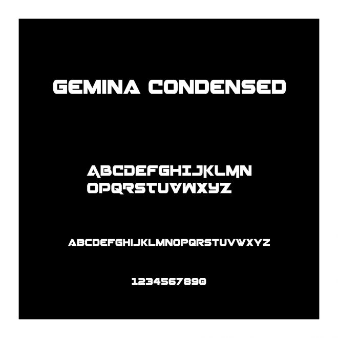 Gemina Condensed