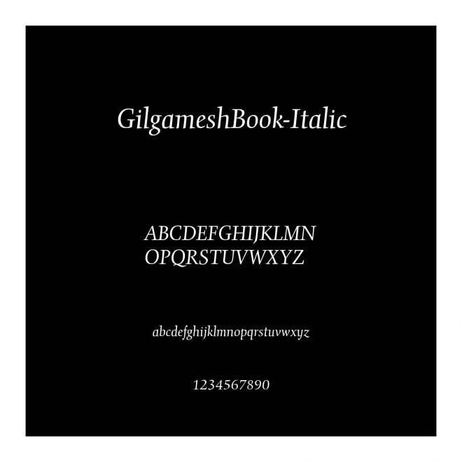 GilgameshBook-Italic