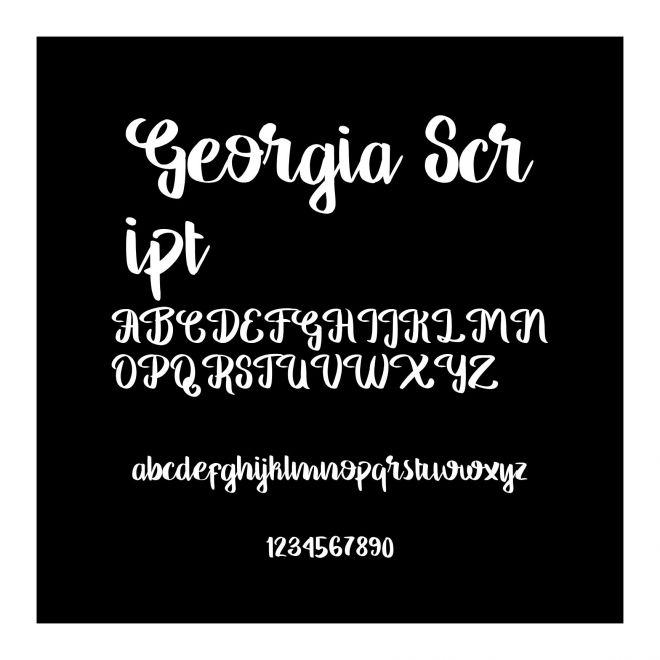 Georgia Script