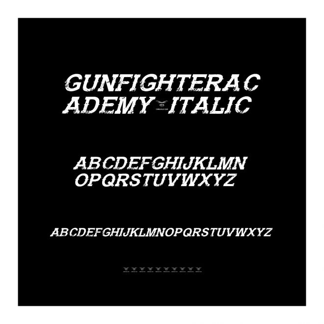 GunfighterAcademy-Italic