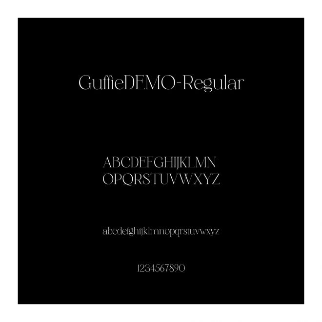 GuffieDEMO-Regular