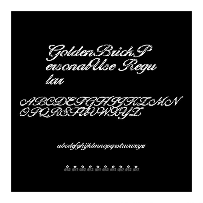 GoldenBrickPersonalUse-Regular
