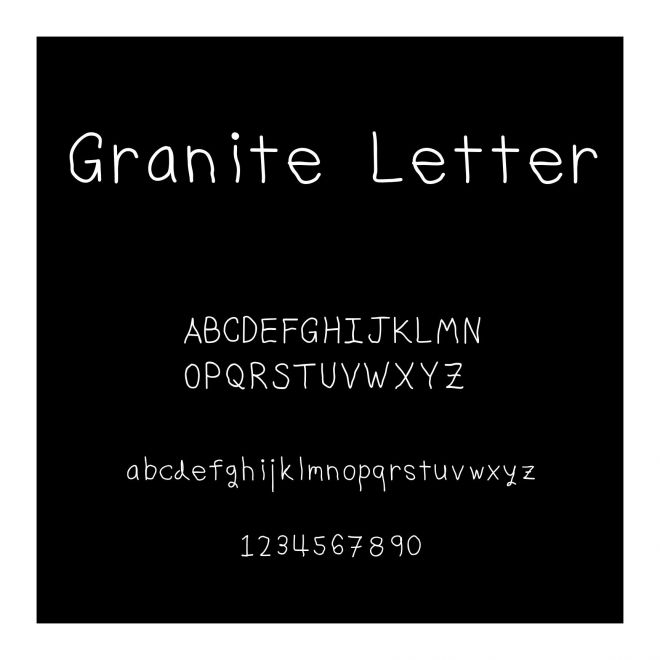 Granite Letter