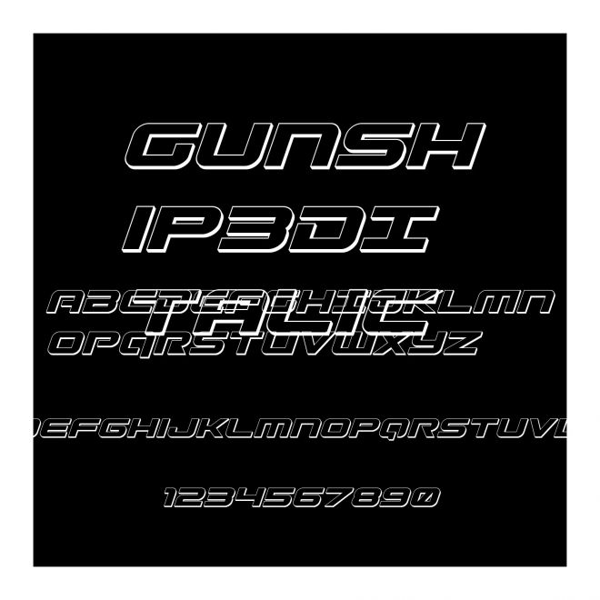 Gunship3DItalic
