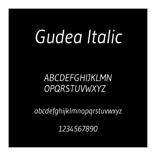 Gudea Italic