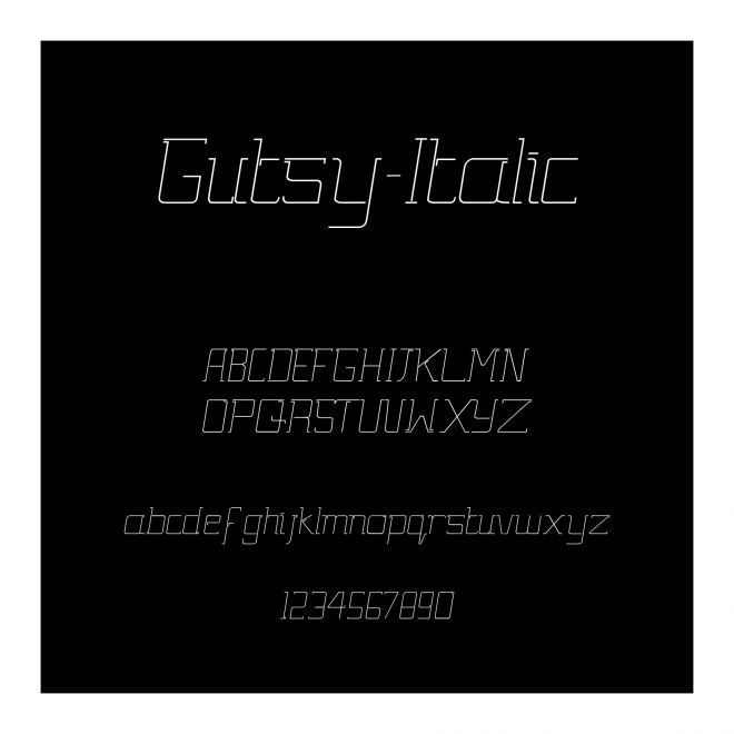 Gutsy-Italic