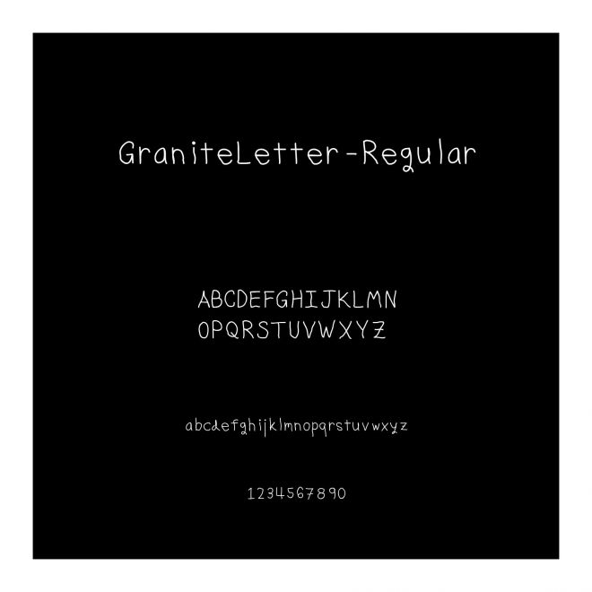 GraniteLetter-Regular