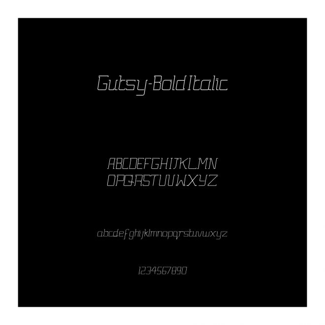 Gutsy-BoldItalic