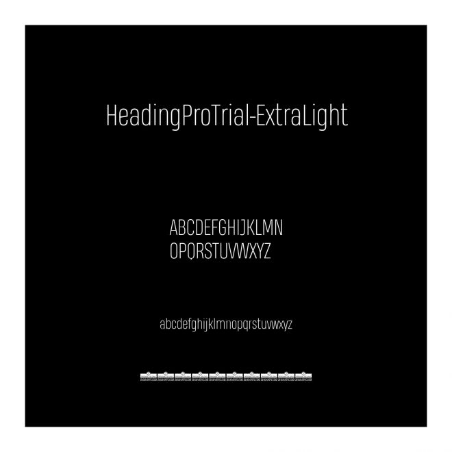 HeadingProTrial-ExtraLight