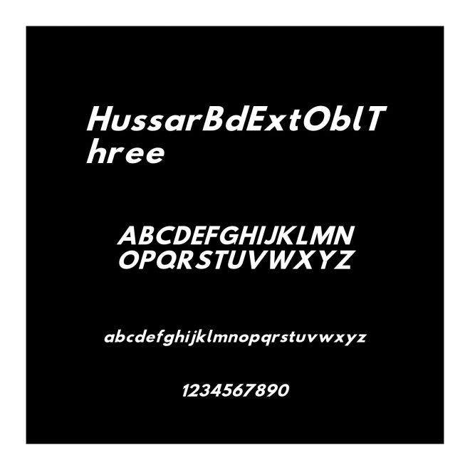 HussarBdExtOblThree