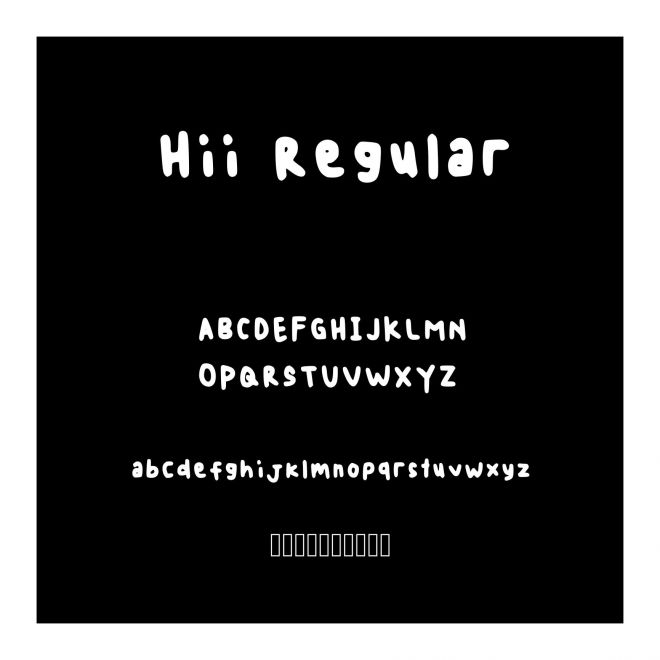 Hii Regular