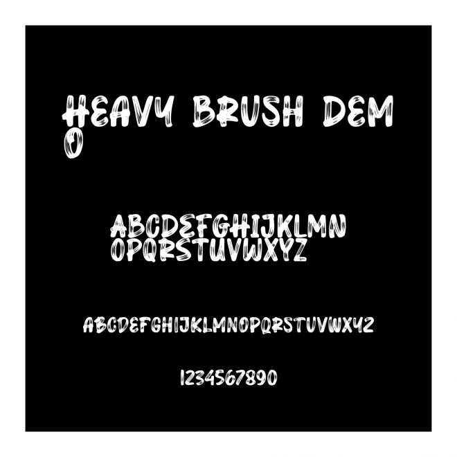 Heavy Brush Demo