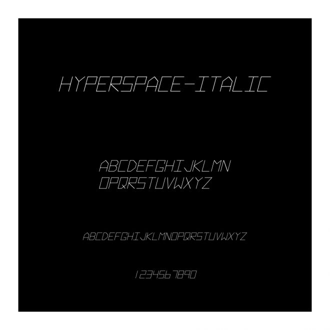 Hyperspace-Italic