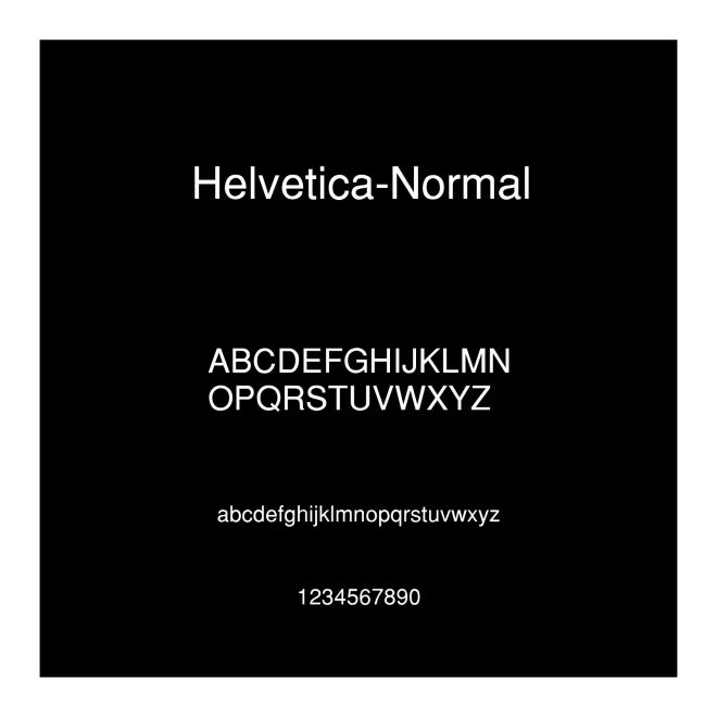 Helvetica-Normal
