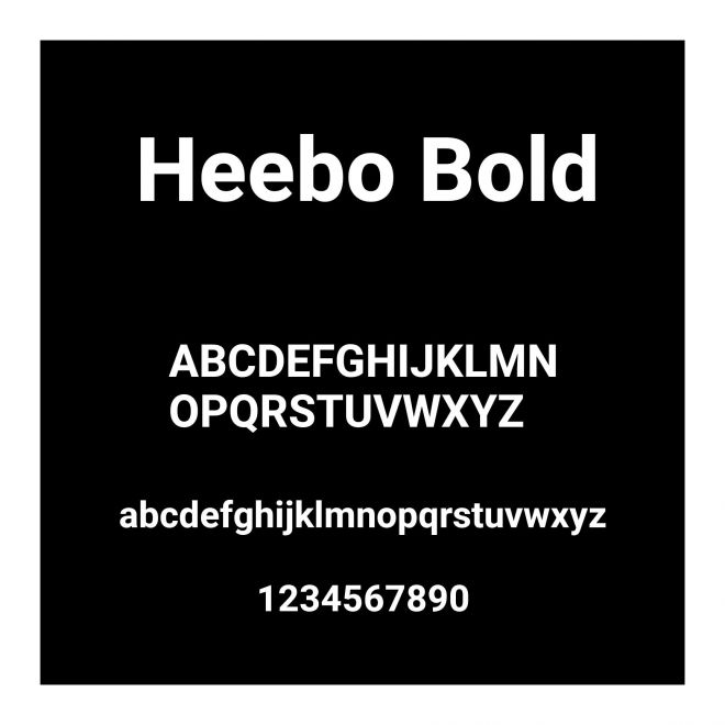 Heebo Bold
