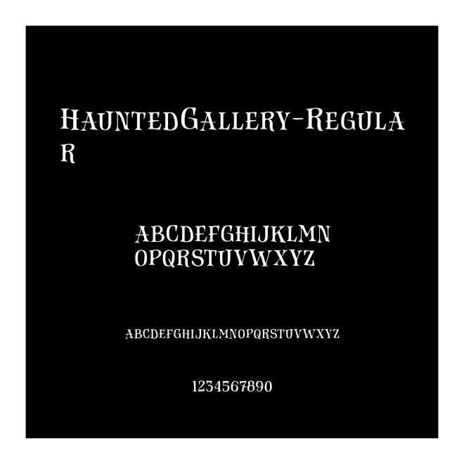 HauntedGallery-Regular