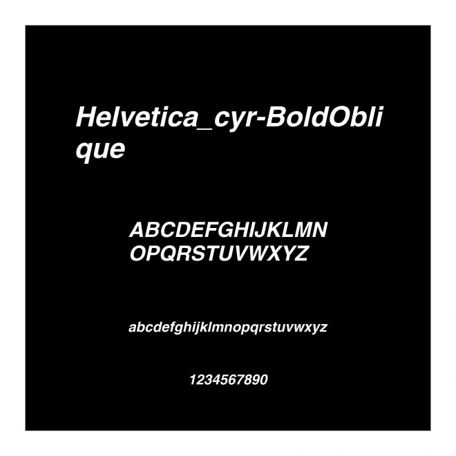 Helvetica_cyr-BoldOblique