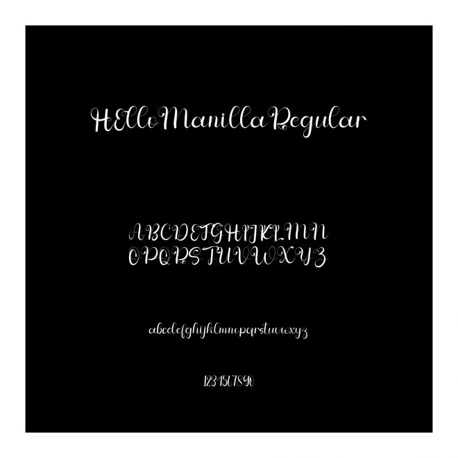 HElloManillaRegular