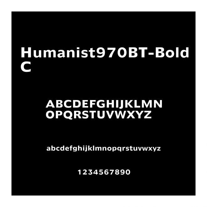 Humanist970BT-BoldC