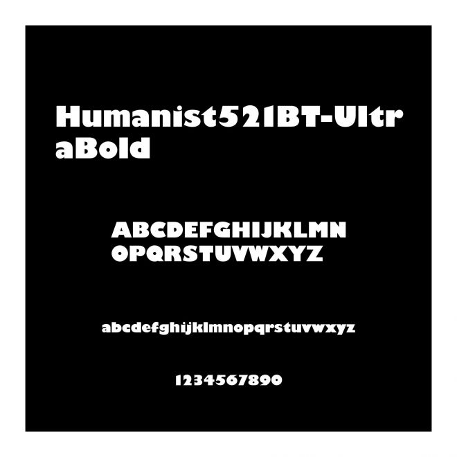 Humanist521BT-UltraBold