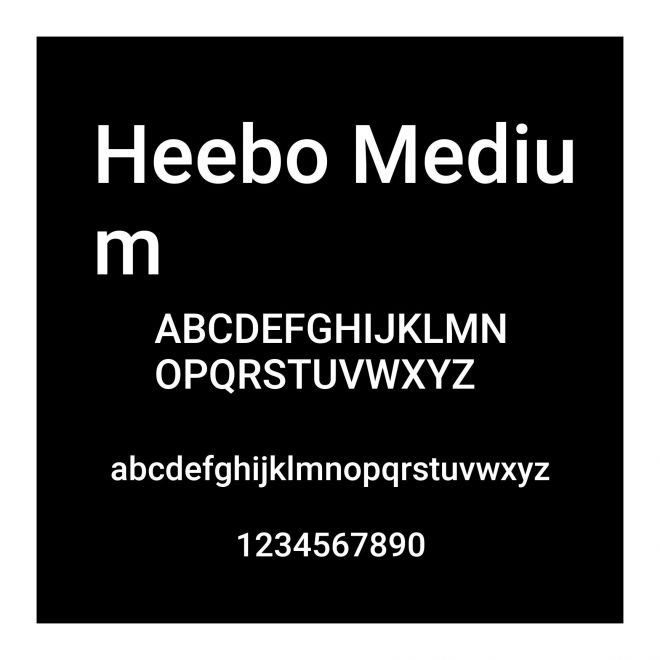 Heebo Medium