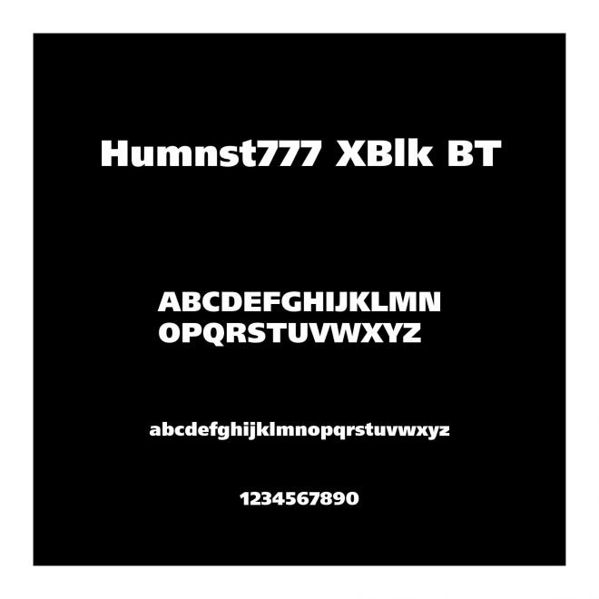 Humnst777 XBlk BT