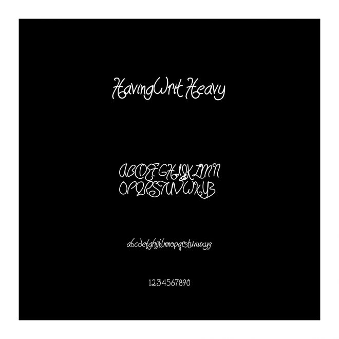 HavingWrit Heavy