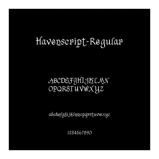 Havenscript-Regular