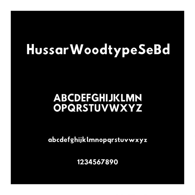 HussarWoodtypeSeBd