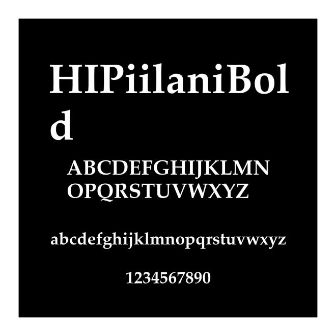 HIPiilaniBold