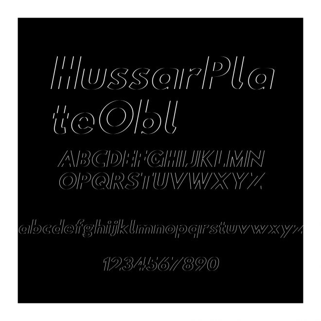 HussarPlateObl