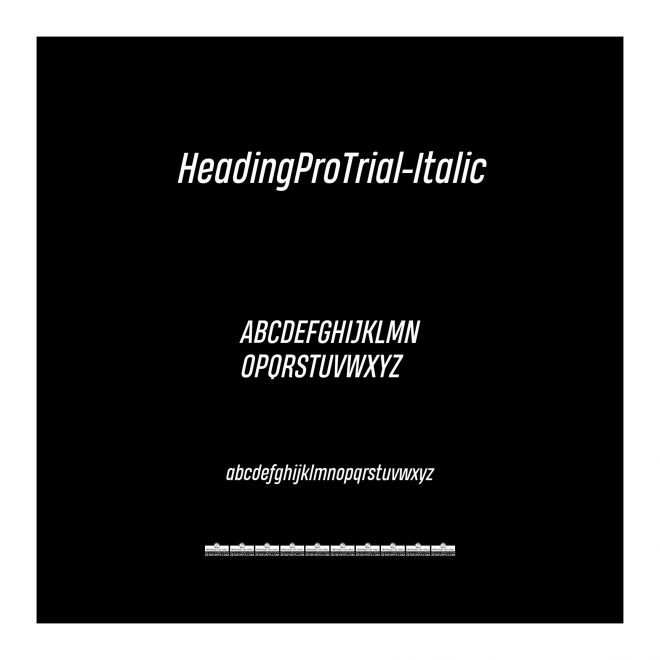 HeadingProTrial-Italic