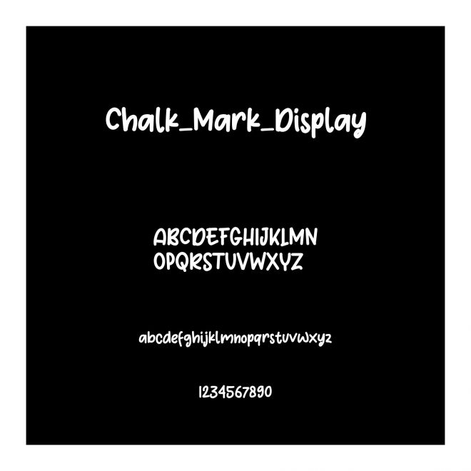 Chalk_Mark_Display