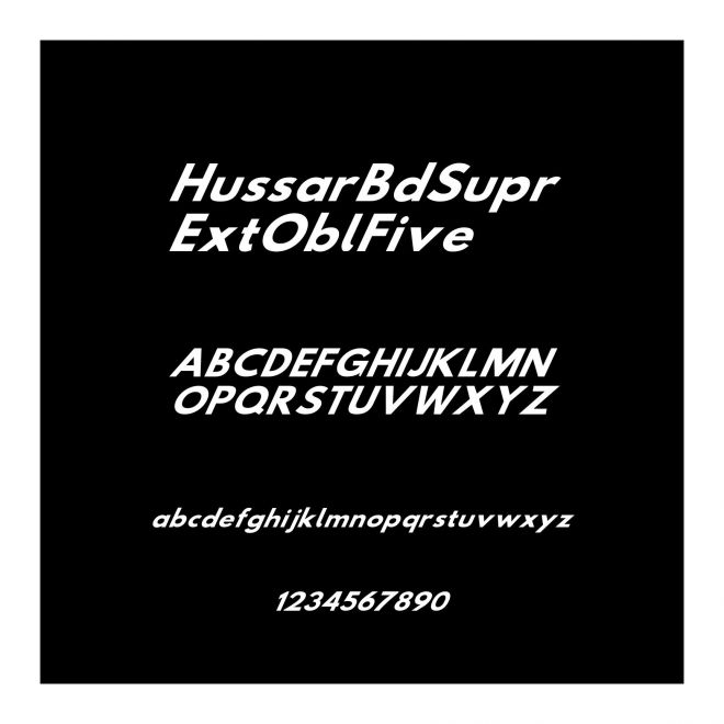 HussarBdSuprExtOblFive