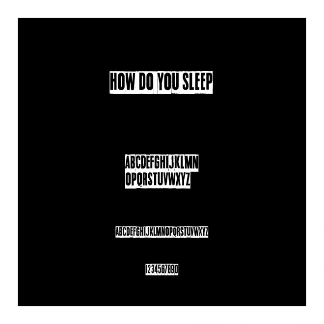 How do you sleep