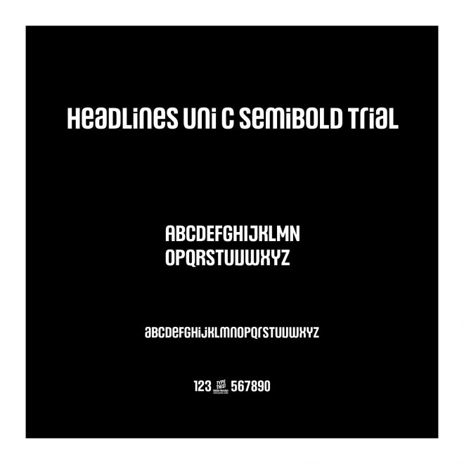 Headlines Uni C SemiBold Trial