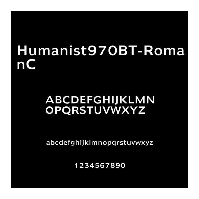 Humanist970BT-RomanC