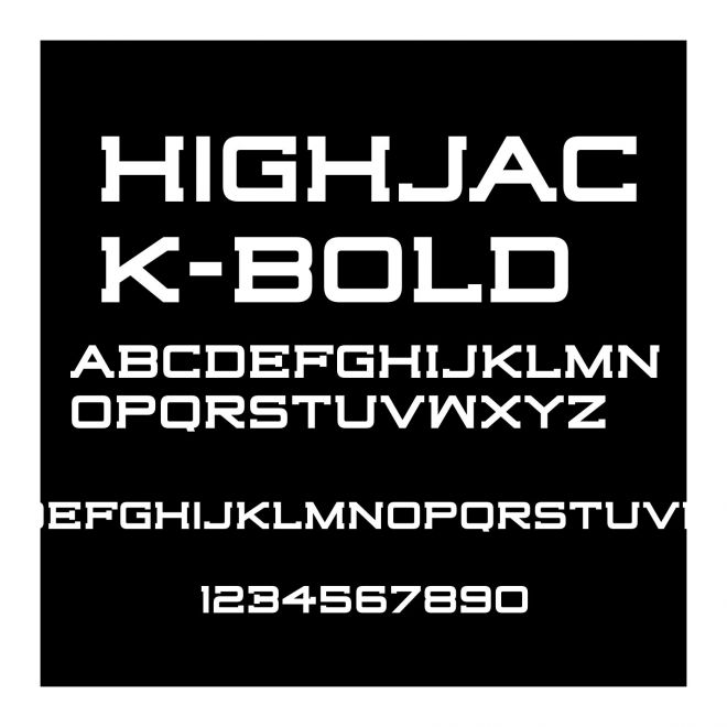 Highjack-Bold