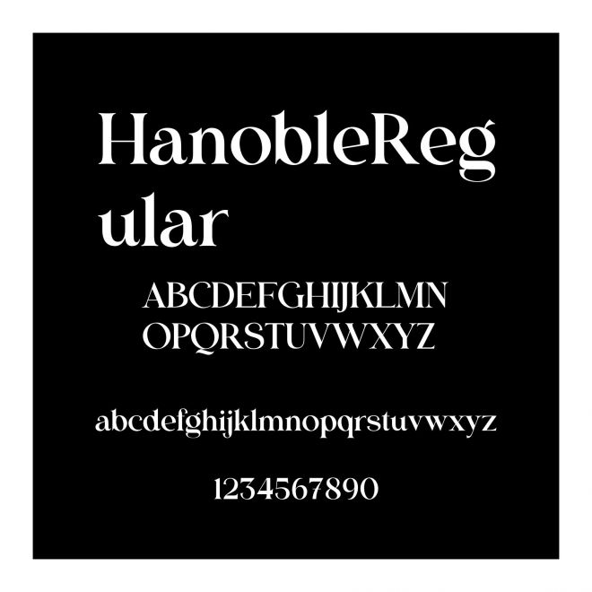 HanobleRegular