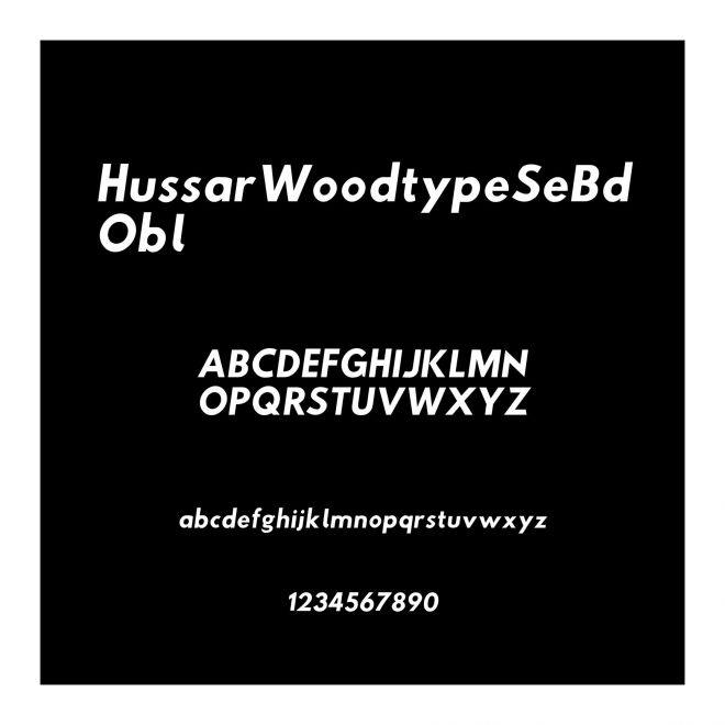 HussarWoodtypeSeBdObl