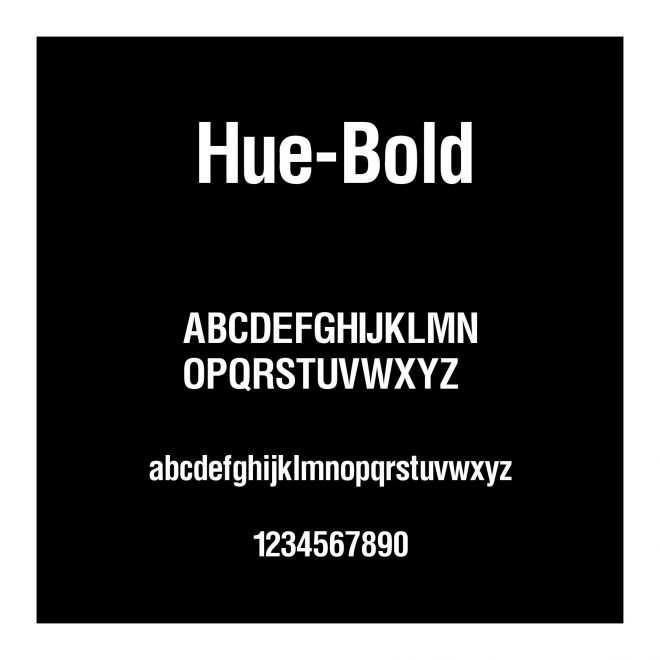 Hue-Bold