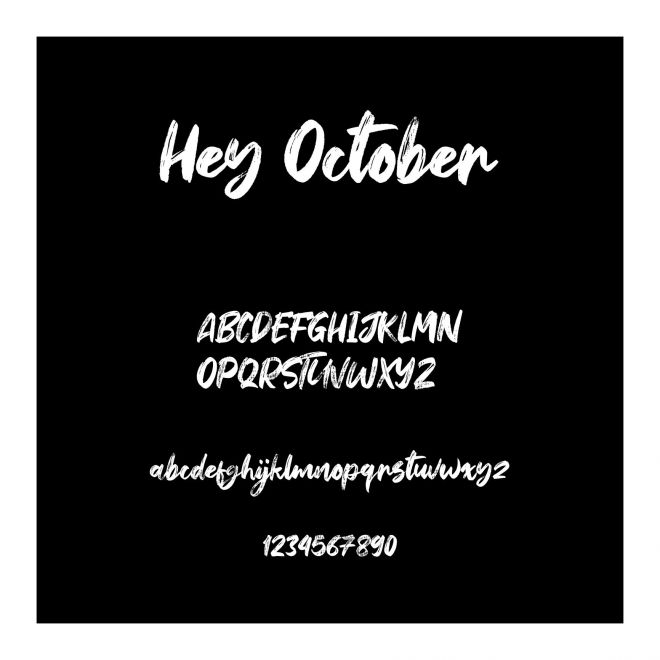 Hey October