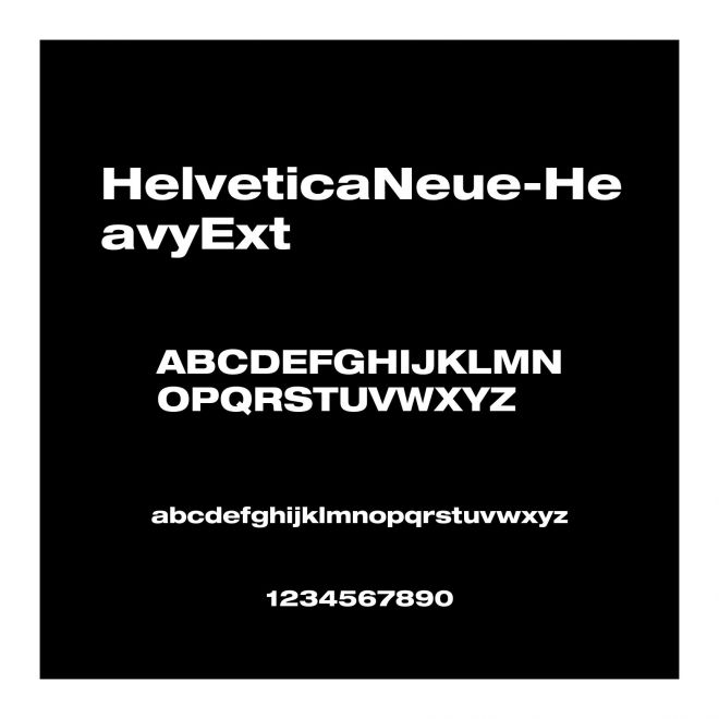 HelveticaNeue-HeavyExt