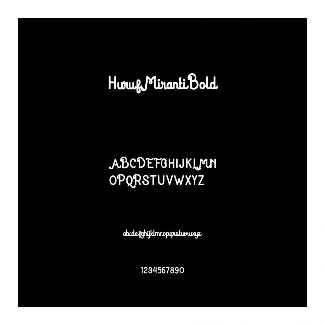 HurufMirantiBold