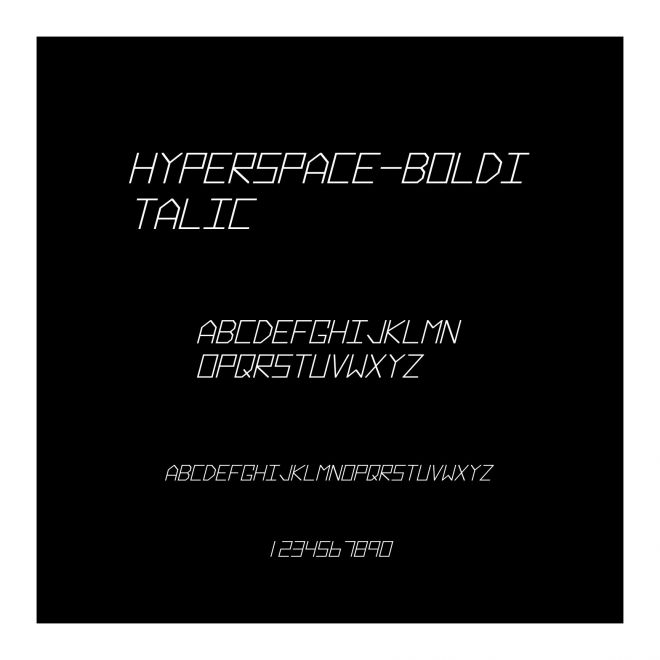 Hyperspace-BoldItalic