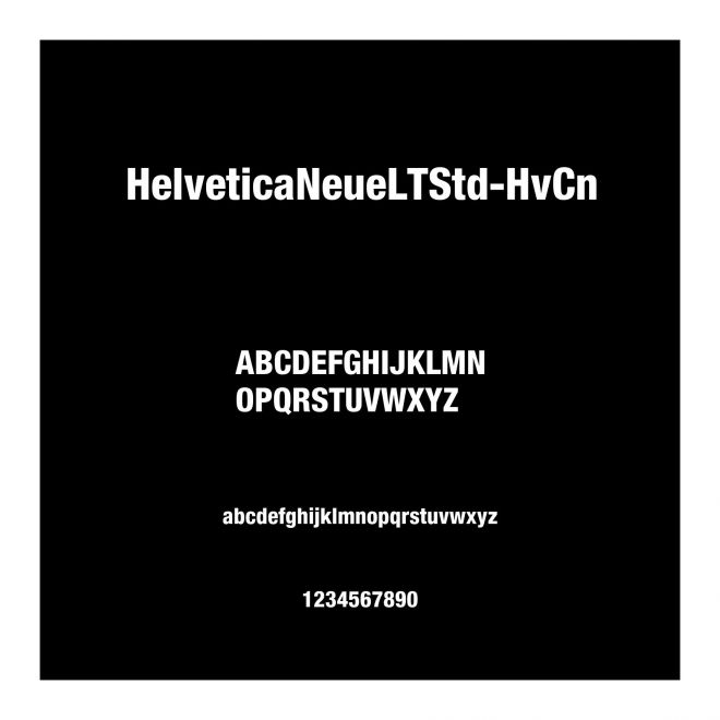 HelveticaNeueLTStd-HvCn